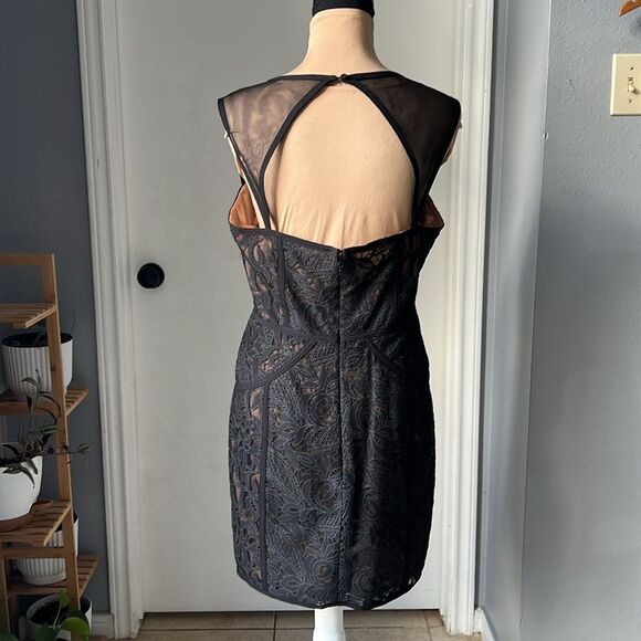 BCBGMAXAZRIA Lyla Open Back Mini Dress - Picture 4 of 11